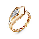 Кольцо из красного золота с бриллиантами