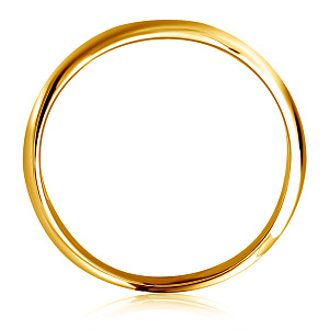 Кольцо обручальное из желтого золота