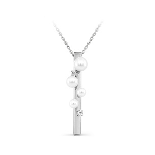 Колье из белого золота