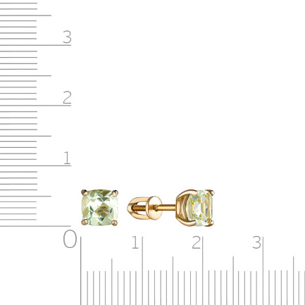 Серьги Пусеты