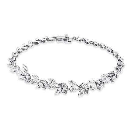 Браслет из белого золота с бриллиантами