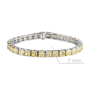 Браслет декоративный из серебра