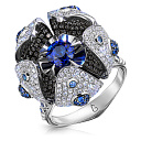 Кольцо из белого золота