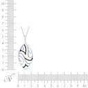 Подвеска из белого золота с бриллиантами