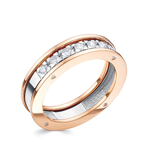 Кольцо из красного золота