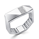 Кольцо из белого золота с бриллиантами