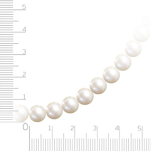 Бусы из красного золота с жемчугом