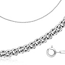 Цепь из платины, плетение панцирное