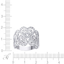 Кольцо из белого золота с бриллиантами