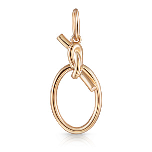 Подвеска из красного золота