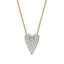 Колье из красного золота с бриллиантами