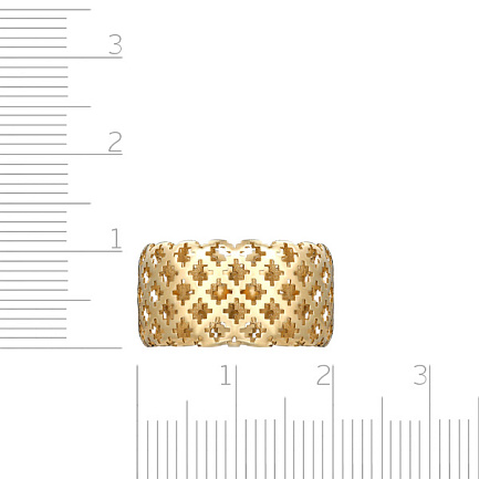 Кольцо из желтого золота