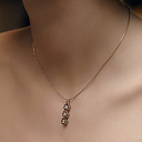 Подвеска из желтого золота с бриллиантами