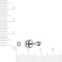 Серьги Пусеты