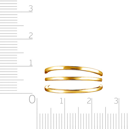 Кольцо из желтого золота