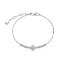 Браслет из белого золота с бриллиантами