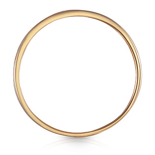 Кольцо из красного золота с фианитом