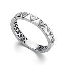 Кольцо из белого золота с бриллиантами