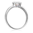 Кольцо из белого золота с бриллиантом