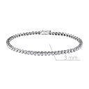 Браслет декоративный из белого золота с бриллиантами