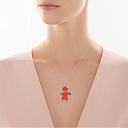 Подвеска из серебра с эмалью