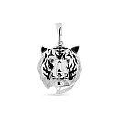 Подвеска из серебра с фианитами