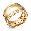 Кольцо из серебра с позолотой