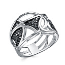 Кольцо из белого золота с бриллиантами