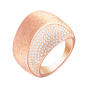 Кольцо из серебра с фианитом