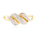 Кольцо из желтого золота с бриллиантами