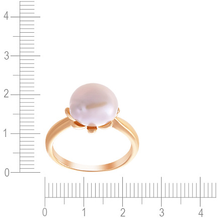 Кольцо из серебра с жемчугом