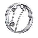 Подвеска из белого золота с бриллиантами