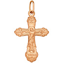Крест из красного золота