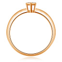 Кольцо из белого золота с бриллиантами