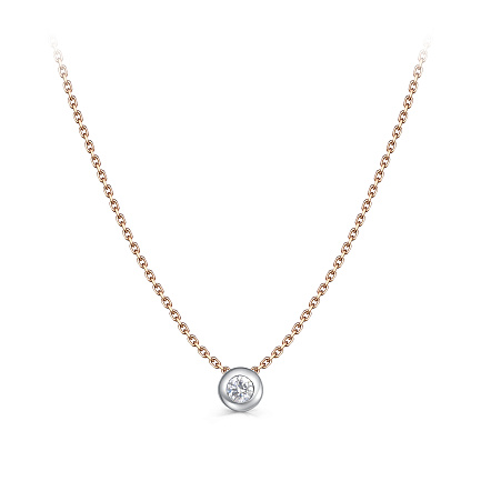 Колье из красного золота