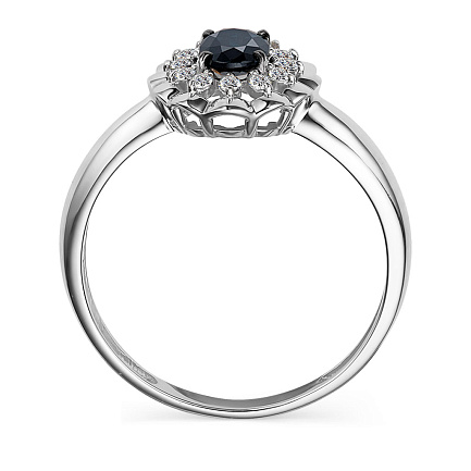 Кольцо из белого золота