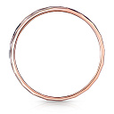 Кольцо обручальное с алмазной гранью