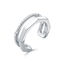 Кольцо из белого золота с бриллиантами