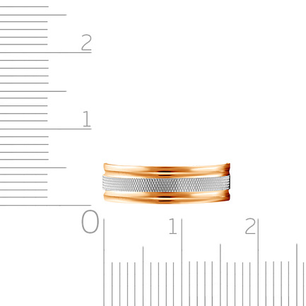 Кольцо обручальное с алмазной гранью