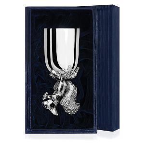 Рюмка из серебра Белка