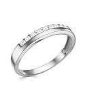 Кольцо из белого золота с бриллиантами