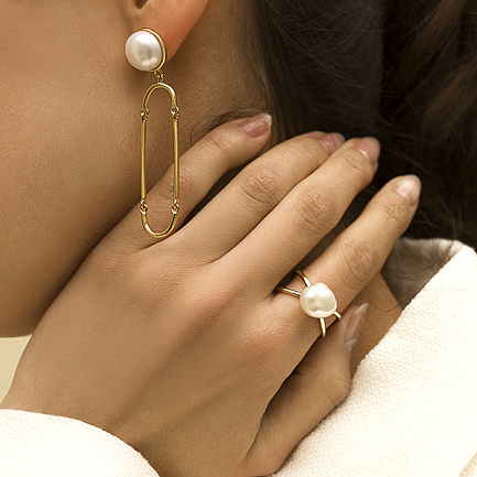 Серьги Пусеты