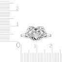 Кольцо из белого золота с бриллиантом