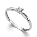 Кольцо из белого золота