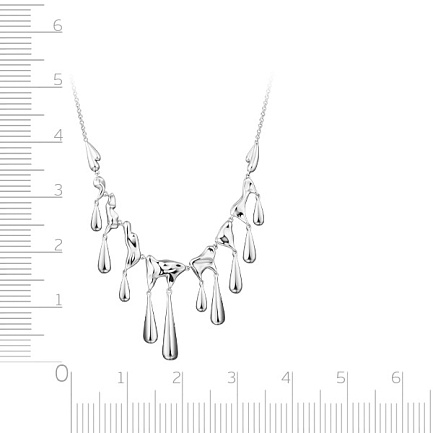 Колье из серебра