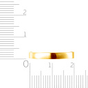 Кольцо обручальное из желтого золота