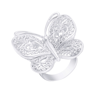 Кольцо из серебра с лазуритом и марказитом