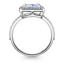 Кольцо из серебра с фианитом