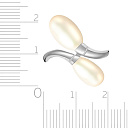 Кольцо из белого золота с жемчугом