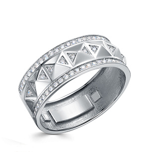 Кольцо из платины с бриллиантом